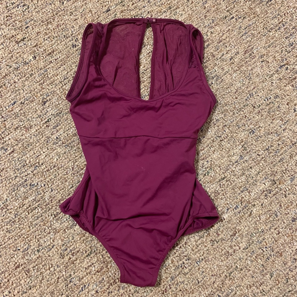 Purple Bloch ballet leotard